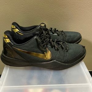 Kobe 8 Elite Gold and Black
